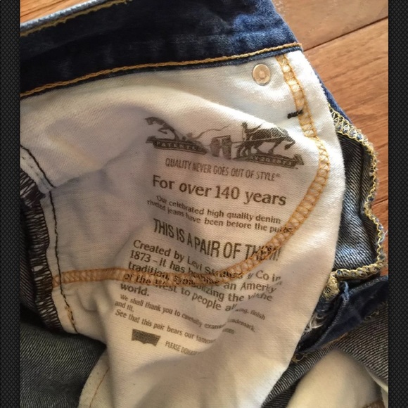 Levi's 522 Men's Size W28 L30 Blue Classic - Picture 5 of 7